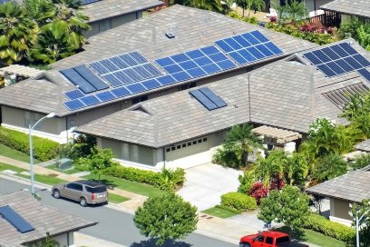 residential solar setup